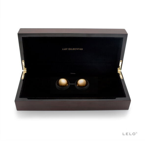 Επιχρυσωμένες μπάλες απόλαυσης Lelo Luna Beads Gold