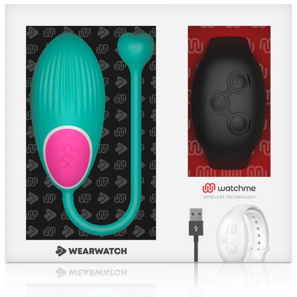 Wearwatch δονούμενο αυγό Wireless Technology Watchme Aquamarine / Jet Black