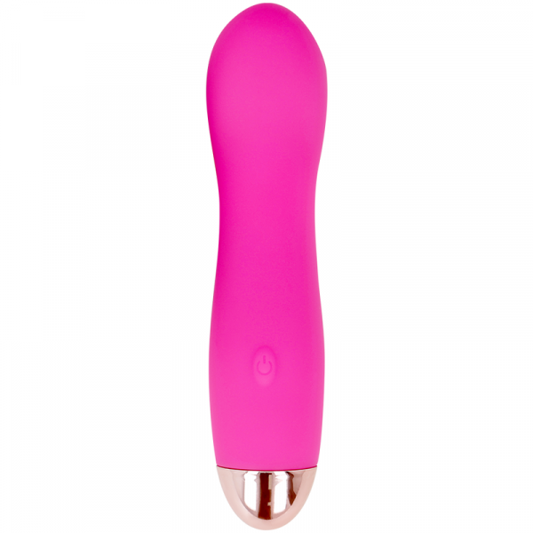 Δονητής Dolce Vita Vibrator One 10 Speed ροζ επαναφορτιζόμενος με USB, από υποαλλερκική σιλικόνη, με 7 επίπεδα δόνησης, χωρίς φθαλικα, αθόρυβος.