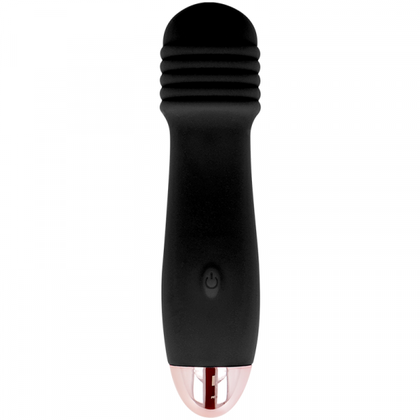 Δονητής Dolce Vita Vibrator Three 10 Speed μαύρος επαναφορτιζόμενος με USB, από υποαλλερκική σιλικόνη, με 7 επίπεδα δόνησης, χωρίς φθαλικα, αθόρυβος.