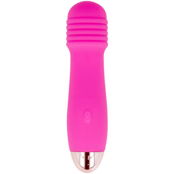 Δονητής Dolce Vita Vibrator Three 10 Speed ροζ επαναφορτιζόμενος με USB, από υποαλλερκική σιλικόνη, με 7 επίπεδα δόνησης, χωρίς φθαλικα, αθόρυβος.