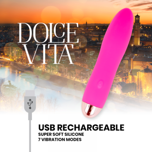 Δονητής Dolce Vita Vibrator Four 10 Speed επαναφορτιζόμενος ροζ