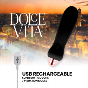 Δονητής Dolce Vita Vibrator Five 10 Speed επαναφορτιζόμενος μαύρος