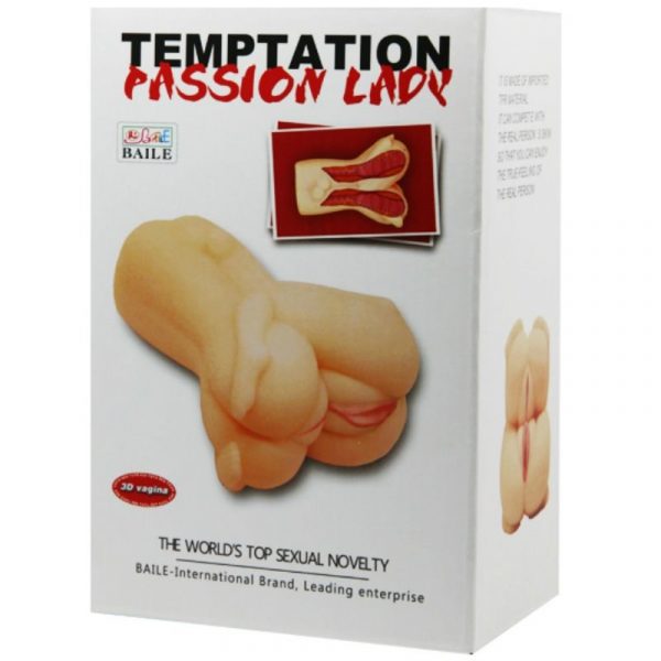 Temptation Passion Lady Sexual Threesome διπλό αυνανιστήρι με δύο αιδοία για τρίο με διαφορετική ρεαλιστική αίσθηση το κάθε ένα.