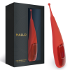 Δονητής Hallo Focus κόκκινο χρώμα για έντονο οργασμό, επαναφορτιζόμενος με USB, υποαλλεργικός, αδιάβροχος με 10 προγράμματα λειτουργίας.