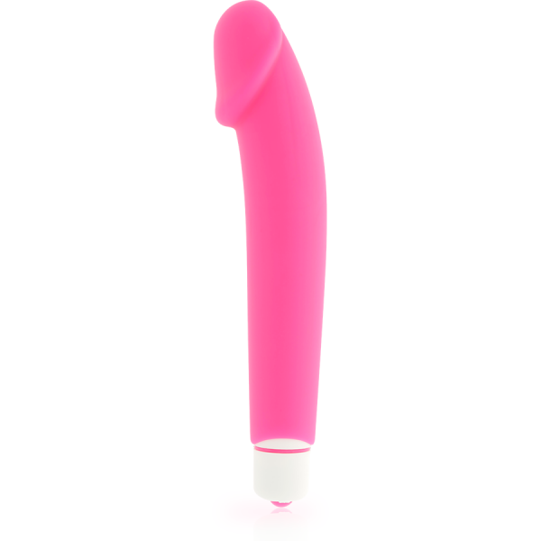 Δονητής Dolce Vita Realistic Silicone ροζ με 7 επίπεδα δόνησης, αδιάβροχος, χωρίς φθαλικα.