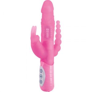 Δονητής Sevencreations E Rabbit Slimine Triple Play- Vibrator Triple Stimulation Pink