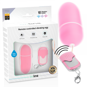 Online Remote Control Vibrating Egg L – Pink