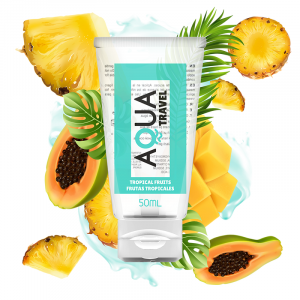 Aqua Travel Flavour Waterbased Lubricant Tropical Fruits – 50 Ml