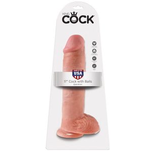 King Cock 11″ Cock Flesh With Balls 28 Cm