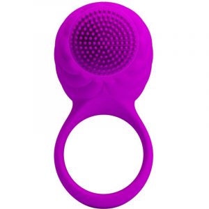 Pretty Love Male – Rotating And Teaser Rechargeable Cockring Florence – Purple
